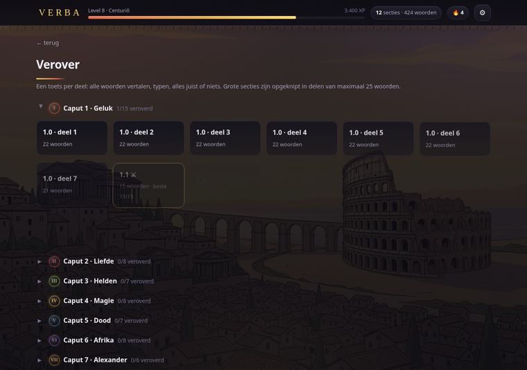 The conquest screen